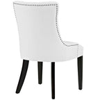 EEI-2742-WHI-SET Regent Vinyl Dining Side Chair Set of 2 by Modway