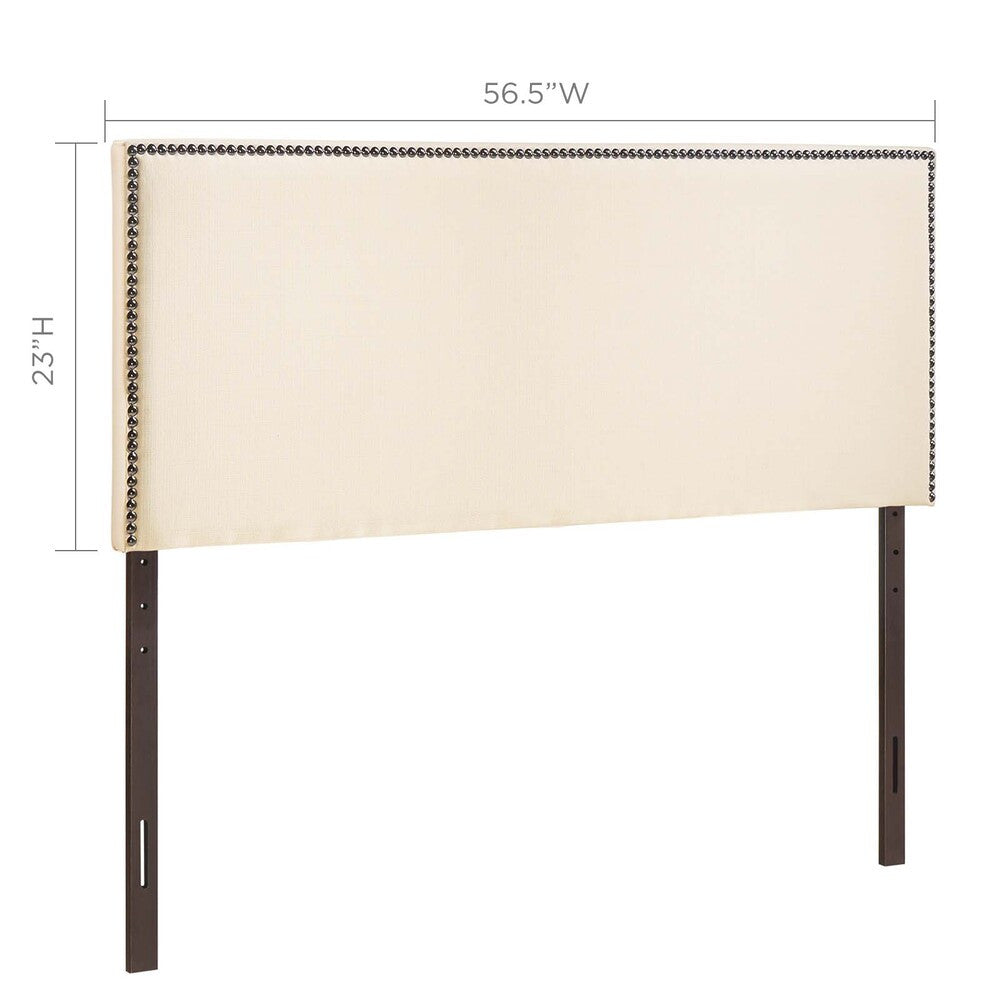 MOD-5217-IVO Region Nailhead Upholstered Full Headboard by Modway
