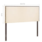 MOD-5217-IVO Region Nailhead Upholstered Full Headboard by Modway