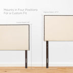 MOD-5217-IVO Region Nailhead Upholstered Full Headboard by Modway