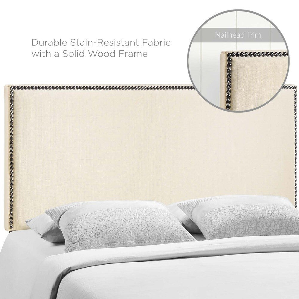 MOD-5217-IVO Region Nailhead Upholstered Full Headboard by Modway