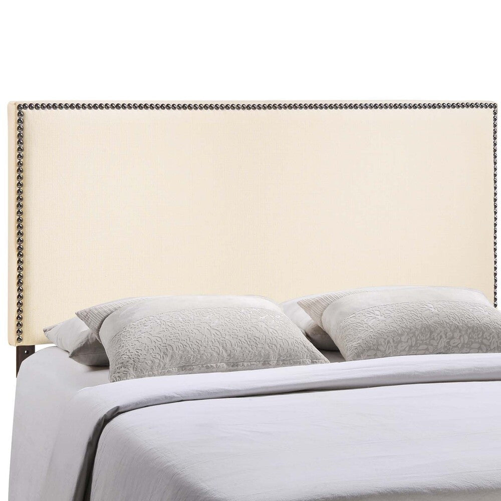 MOD-5217-IVO Region Nailhead Upholstered Full Headboard by Modway