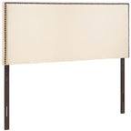 Modway MOD-5217-IVO Region Nailhead Upholstered Full Headboard Ivory