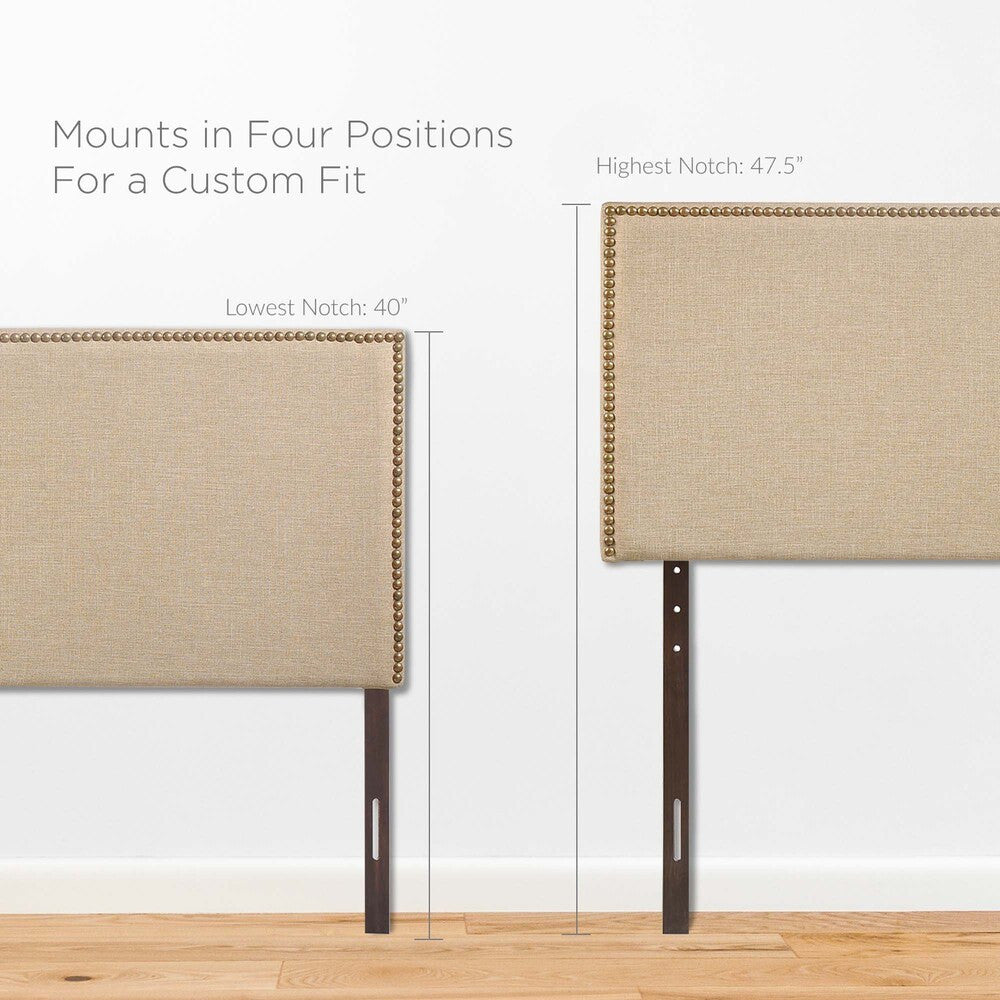 MOD-5215 Region Nailhead Upholstered Queen Headboard by Modway