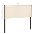 MOD-5215 Region Nailhead Upholstered Queen Headboard by Modway