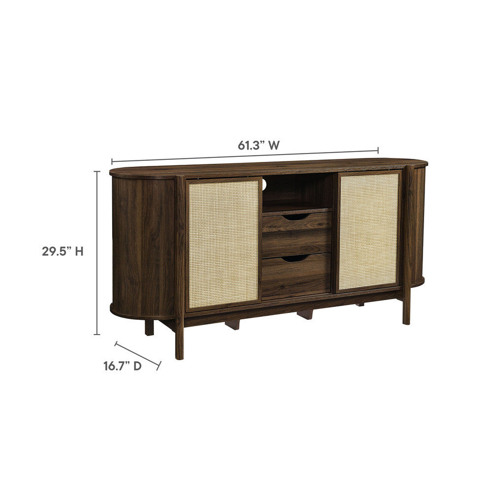 Modway Reid 63" Curved Sideboard by Modway-EEI-7166-WAL
