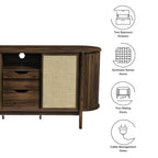 Modway Reid 63" Curved Sideboard by Modway-EEI-7166-WAL