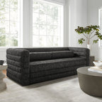 Modway Relle Channel Tufted Boucle Upholstered Sofa by Modway-EEI-7136