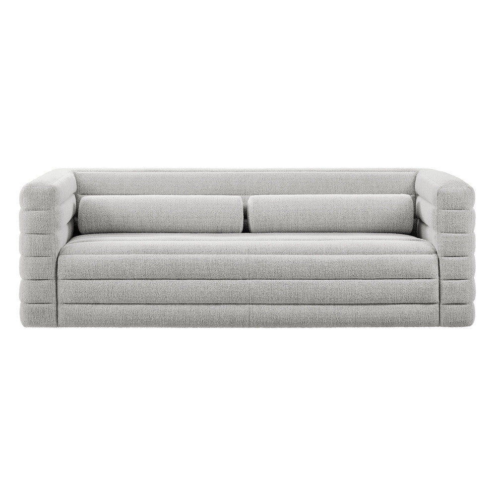 Modway Relle Channel Tufted Boucle Upholstered Sofa by Modway-EEI-7136