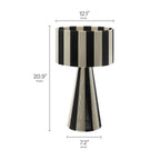 Modway Renae Handwoven Cotton Thread Striped Table Lamp by Modway-EEI-7261