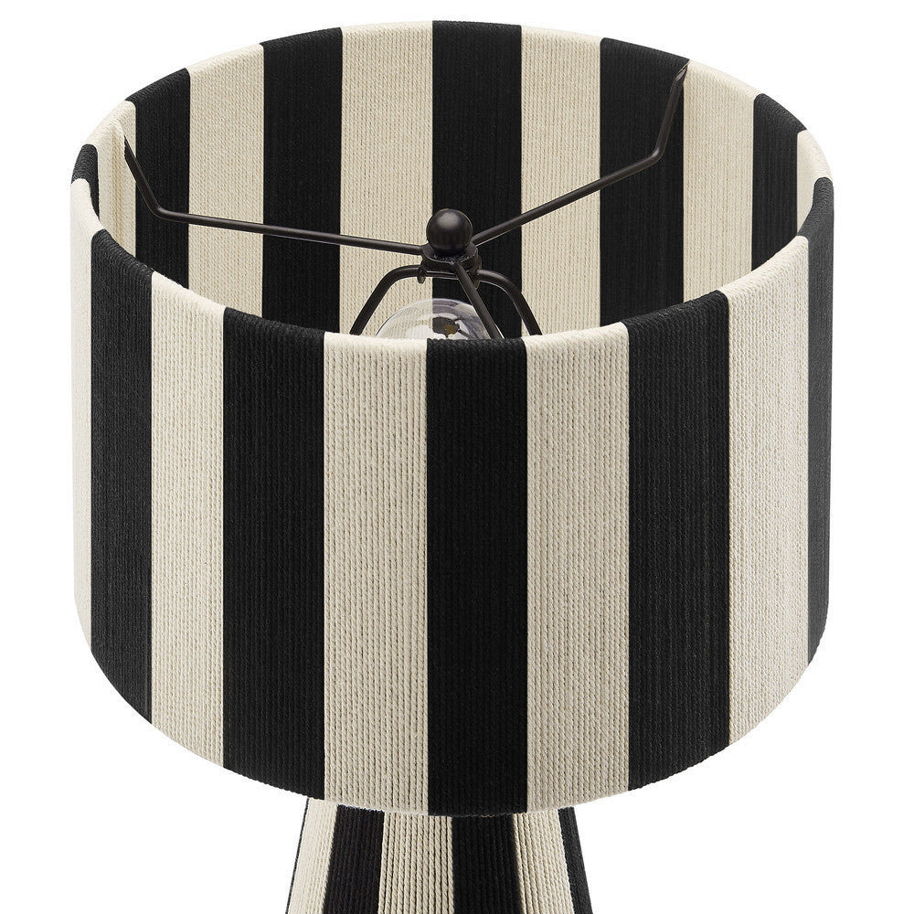 Modway Renae Handwoven Cotton Thread Striped Table Lamp by Modway-EEI-7261