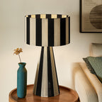 Modway Renae Handwoven Cotton Thread Striped Table Lamp by Modway-EEI-7261