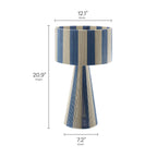 Modway Renae Handwoven Cotton Thread Striped Table Lamp by Modway-EEI-7261