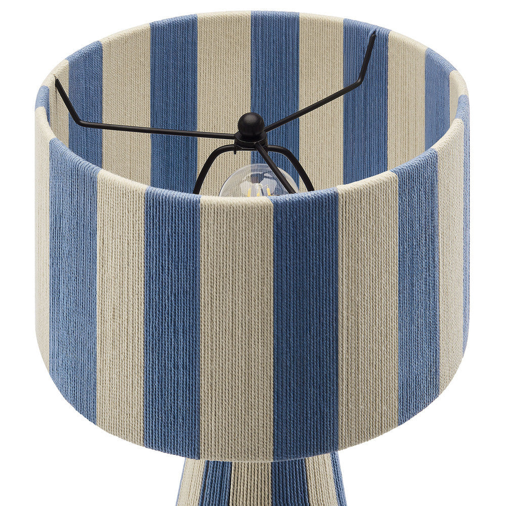 Modway Renae Handwoven Cotton Thread Striped Table Lamp by Modway-EEI-7261