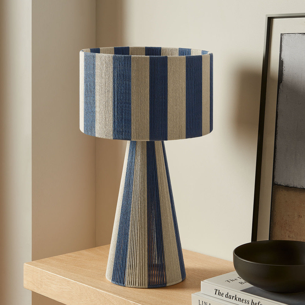 Modway Renae Handwoven Cotton Thread Striped Table Lamp by Modway-EEI-7261