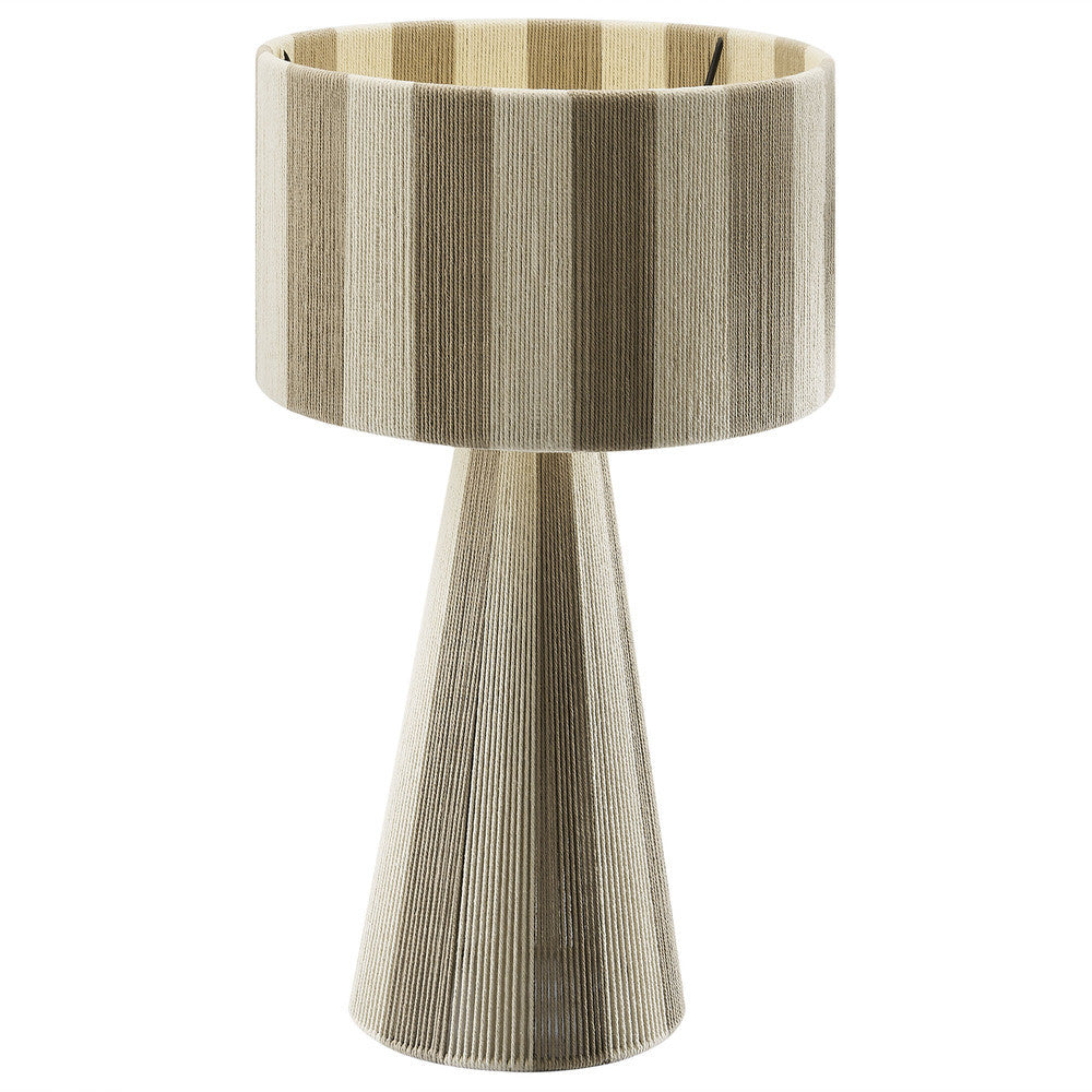 Modway Renae Handwoven Cotton Thread Striped Table Lamp by Modway-EEI-7261