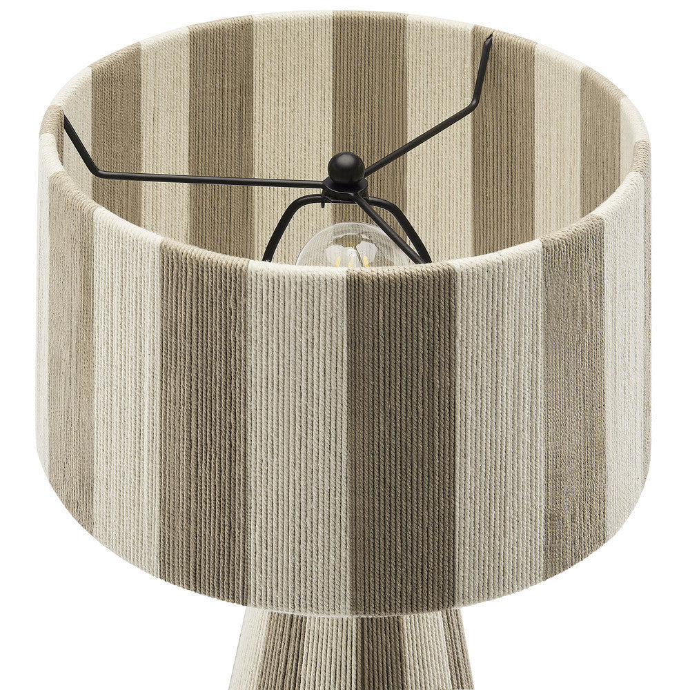 Modway Renae Handwoven Cotton Thread Striped Table Lamp by Modway-EEI-7261