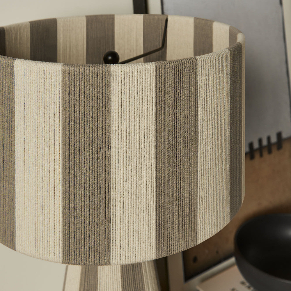 Modway Renae Handwoven Cotton Thread Striped Table Lamp by Modway-EEI-7261