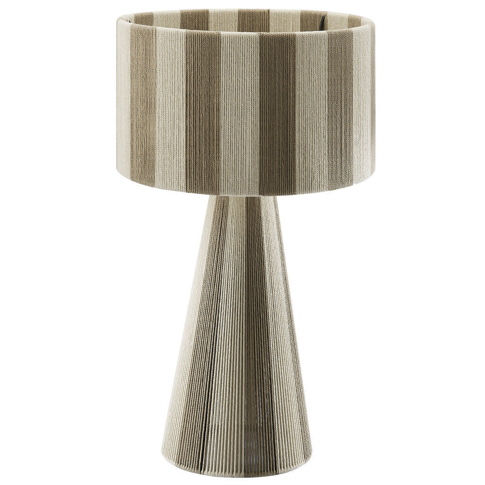 Modway Renae Handwoven Cotton Thread Striped Table Lamp by Modway-EEI-7261