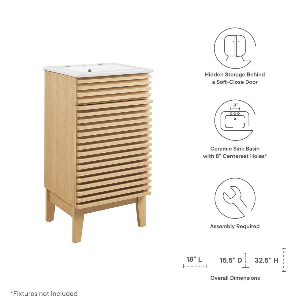 EEI-5420 Render 18" Bathroom Vanity Cabinet by Modway