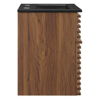EEI-5390-WAL-BLK Render 18" Wall-Mount Bathroom Vanity by Modway