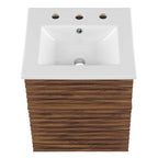 EEI-5419-WAL-WHI Render 18" Wall-Mount Bathroom Vanity by Modway