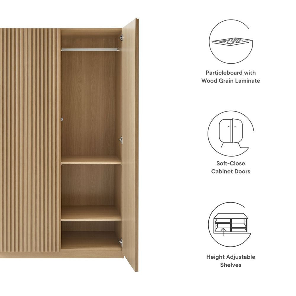 MOD-7182 Render 2-Door Wardrobe Closet by Modway