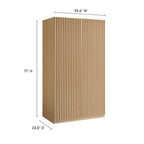MOD-7182 Render 2-Door Wardrobe Closet by Modway