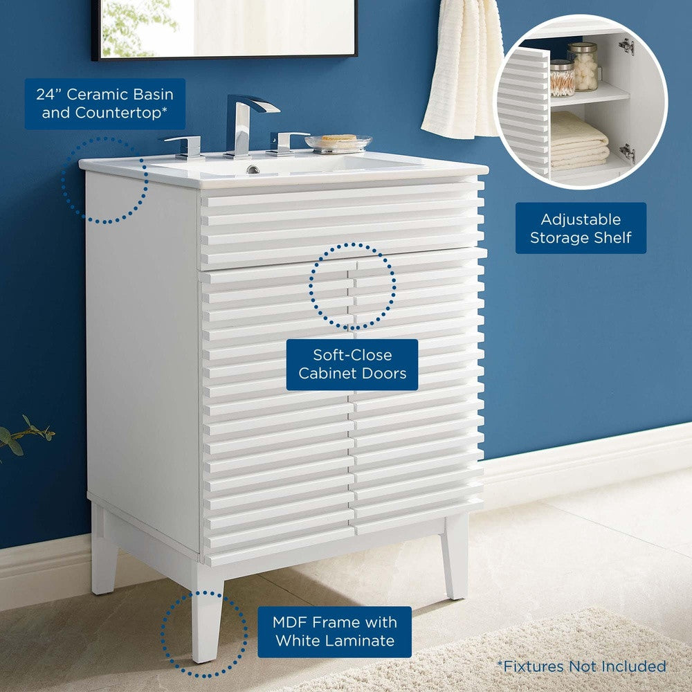 EEI-3860 Render 24" Bathroom Vanity by Modway