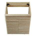 EEI-6967-TRA Render 24" Faux Travertine Bathroom Vanity Cabinet (Sink Not Included) by Modway
