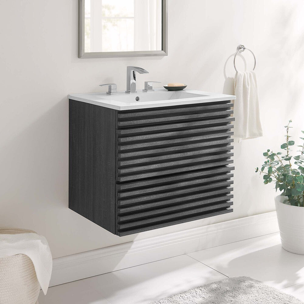 EEI-4433 Render 24" Wall-Mount Bathroom Vanity by Modway