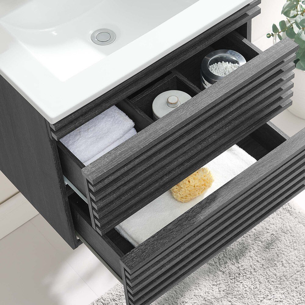 EEI-4433 Render 24" Wall-Mount Bathroom Vanity by Modway