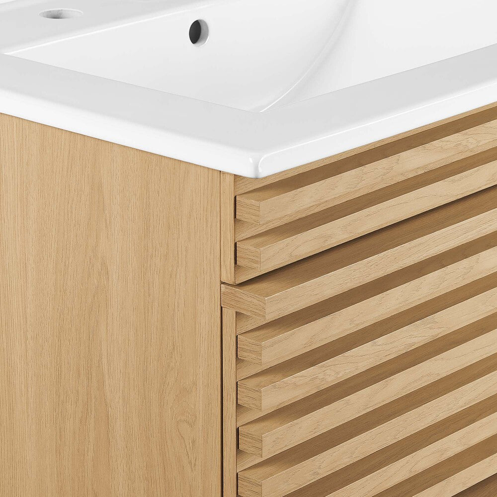 EEI-4433 Render 24" Wall-Mount Bathroom Vanity by Modway