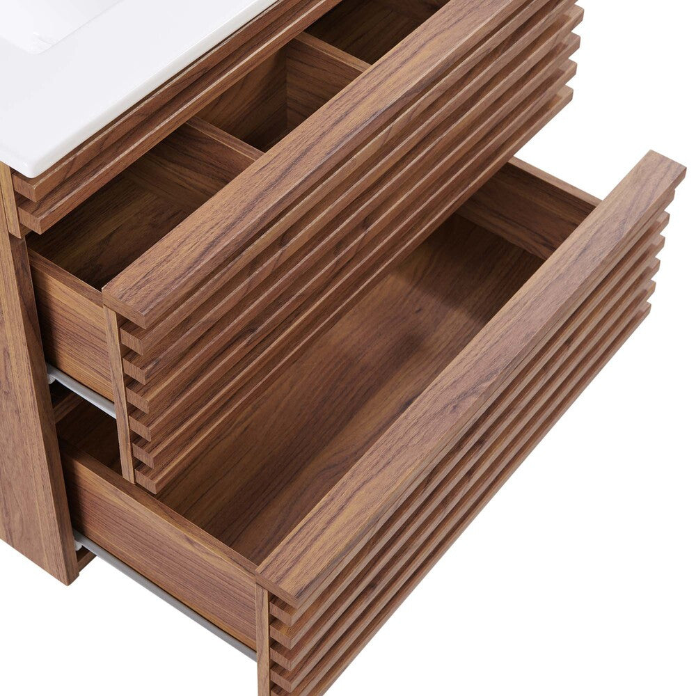 EEI-4433 Render 24" Wall-Mount Bathroom Vanity by Modway