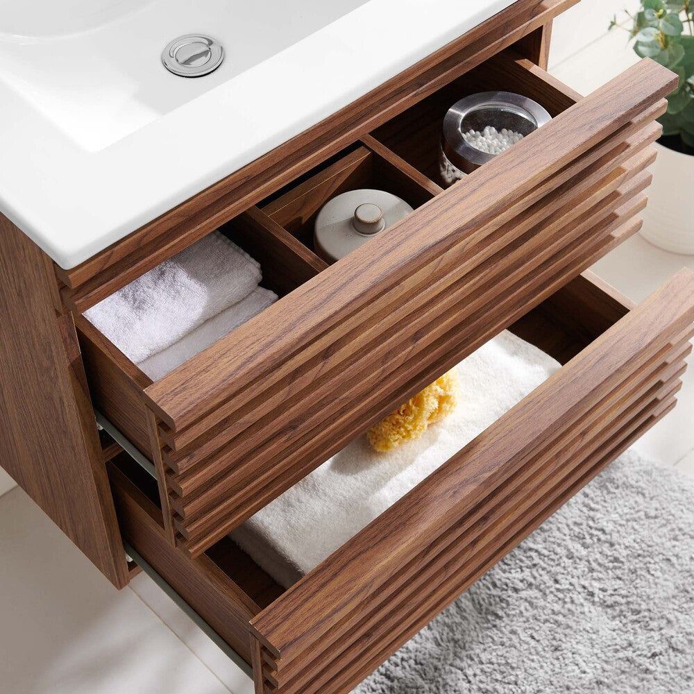 EEI-4433 Render 24" Wall-Mount Bathroom Vanity by Modway