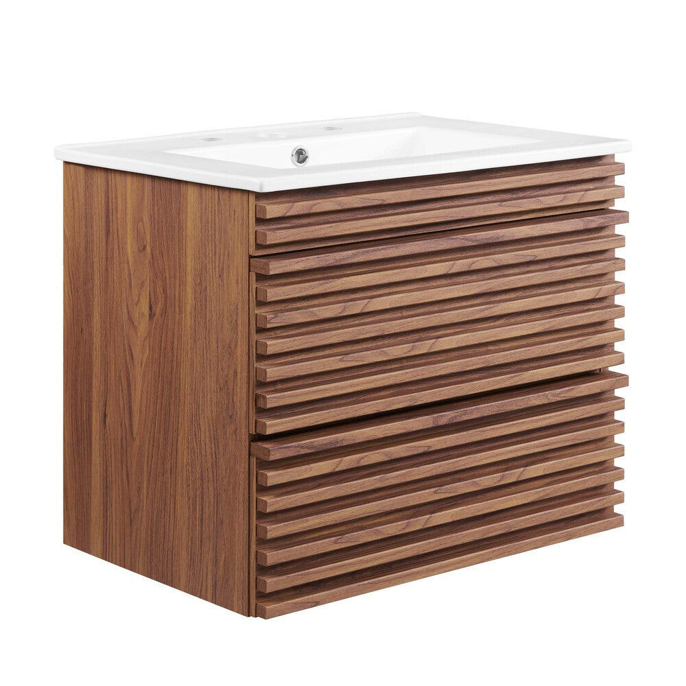 EEI-4433 Render 24" Wall-Mount Bathroom Vanity by Modway