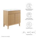 EEI-5422 Render 30" Bathroom Vanity Cabinet by Modway