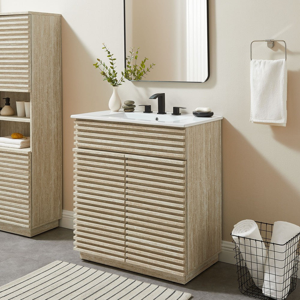 EEI-7048-WHI Render 30" Bathroom Vanity With Sink by Modway