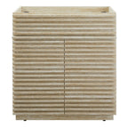 EEI-6968-TRA Render 30" Faux Travertine Bathroom Vanity Cabinet (Sink Not Included) by Modway