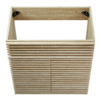 EEI-6968-TRA Render 30" Faux Travertine Bathroom Vanity Cabinet (Sink Not Included) by Modway
