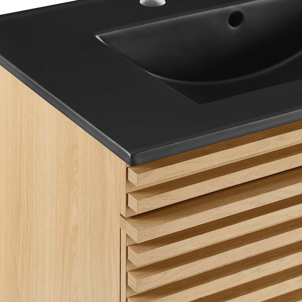 EEI-5417 Render 30" Wall-Mount Bathroom Vanity by Modway