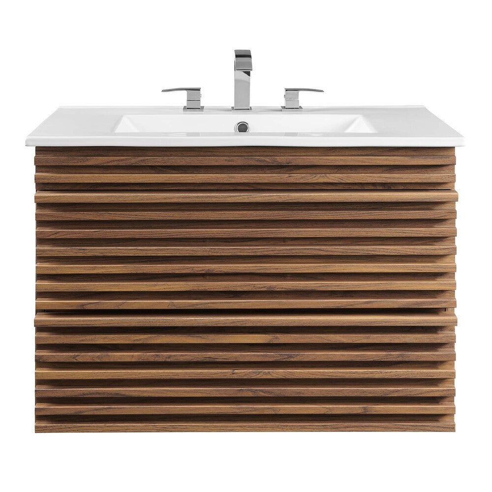 EEI-5421 Render 30" Wall-Mount Bathroom Vanity by Modway