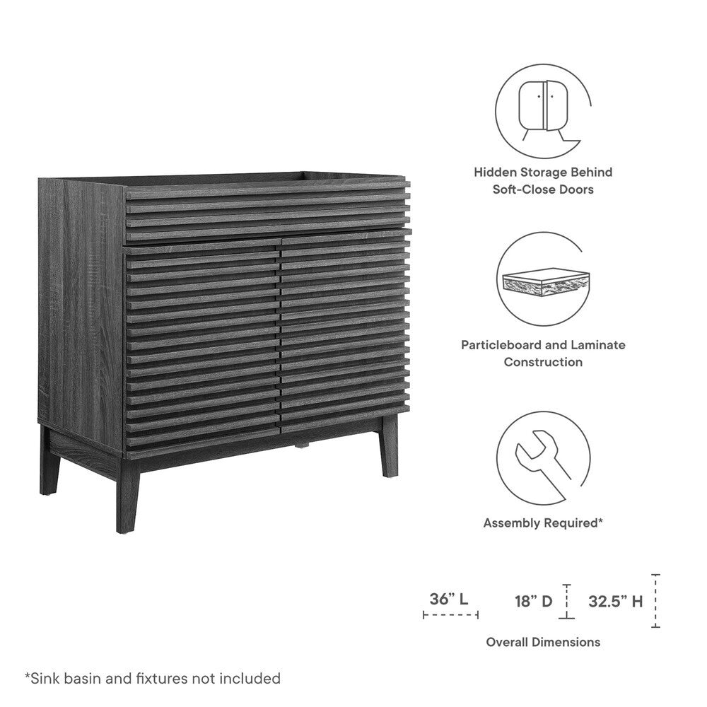 EEI-4340 Render 36" Bathroom Vanity Cabinet by Modway