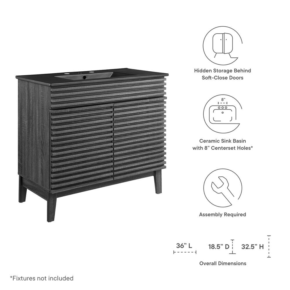 EEI-5396 Render 36" Bathroom Vanity by Modway
