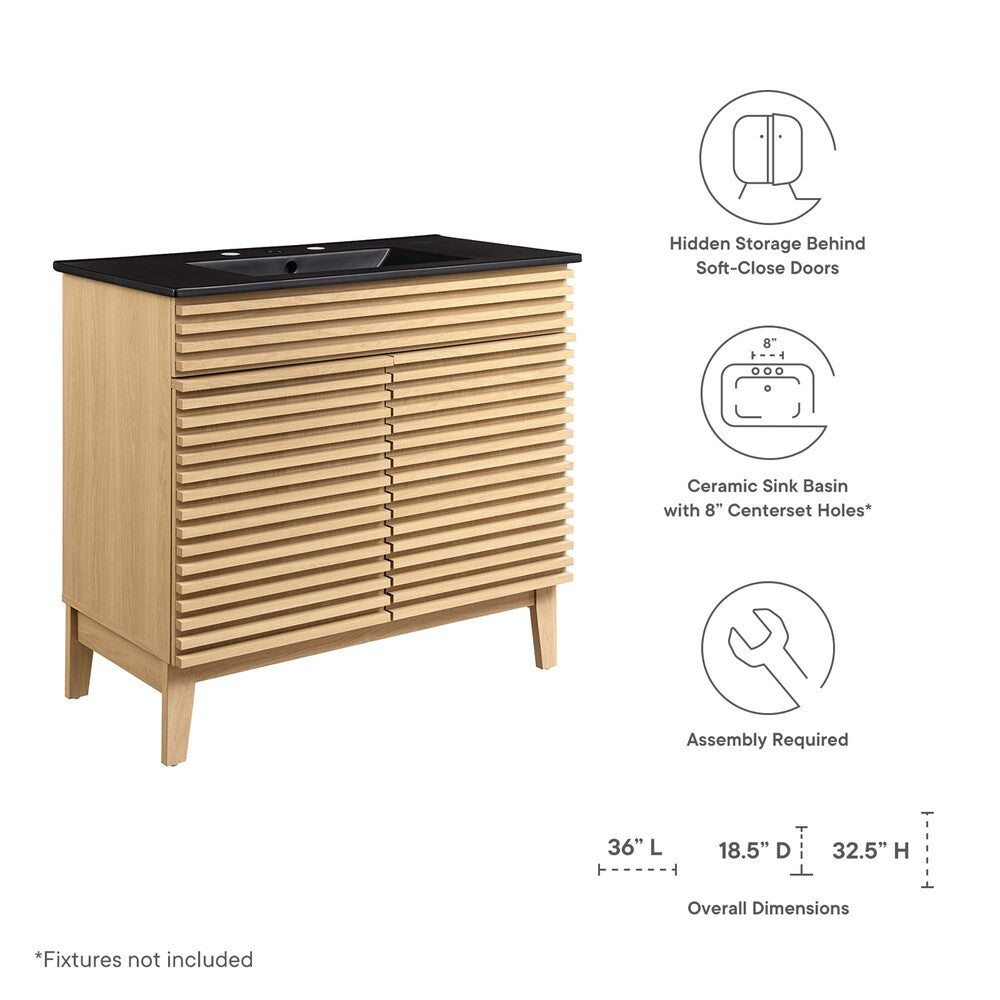 EEI-5396 Render 36" Bathroom Vanity by Modway