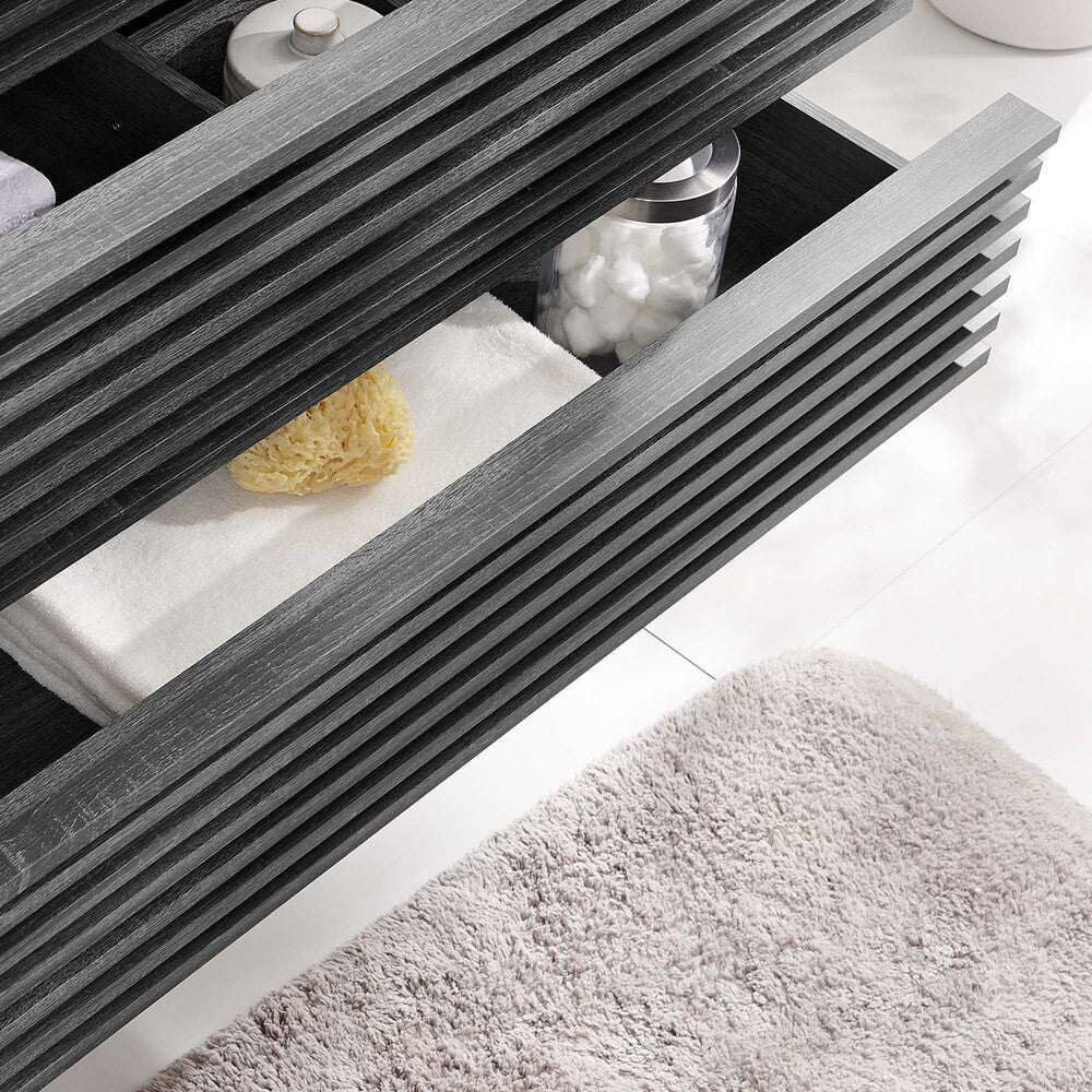 EEI-4339 Render 36" Wall-Mount Bathroom Vanity Cabinet (Sink Basin Not Included) by Modway