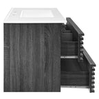 EEI-4436 Render 36" Wall-Mount Bathroom Vanity by Modway