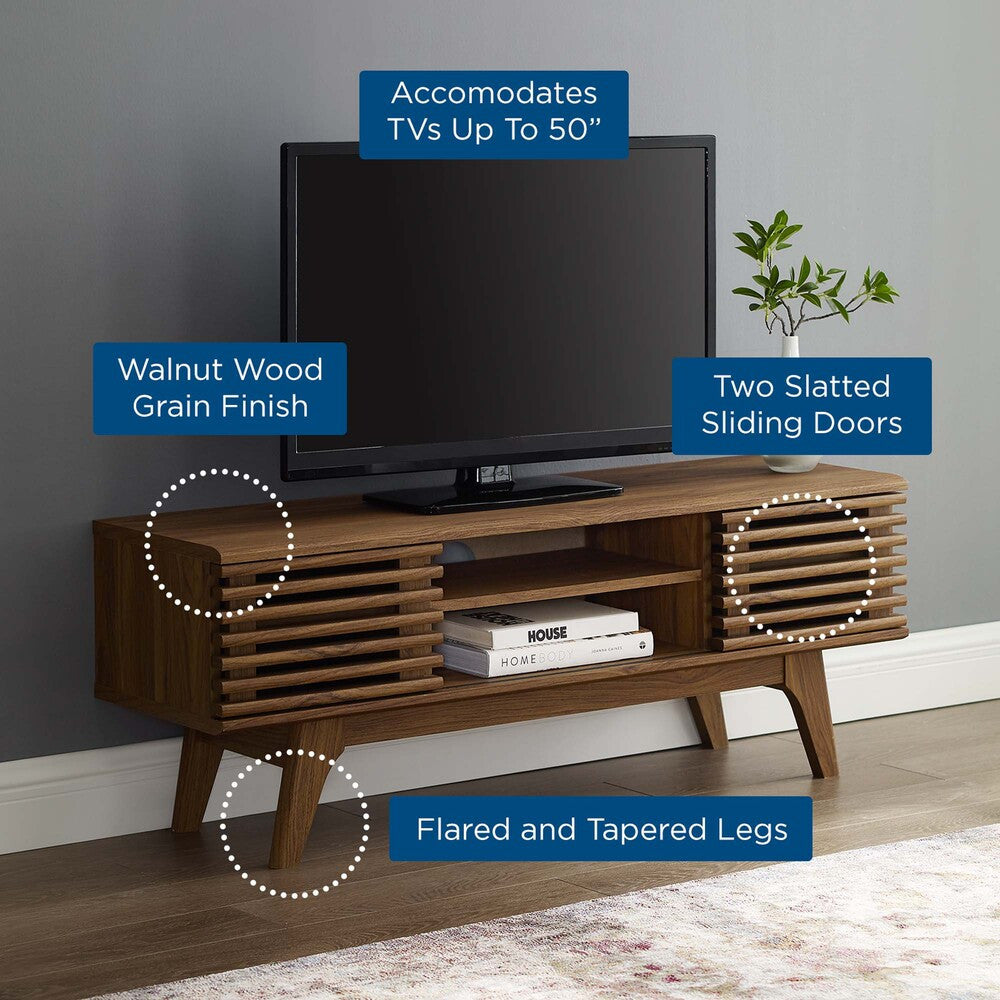 EEI-3837-WAL Render 46" Media Console TV Stand by Modway