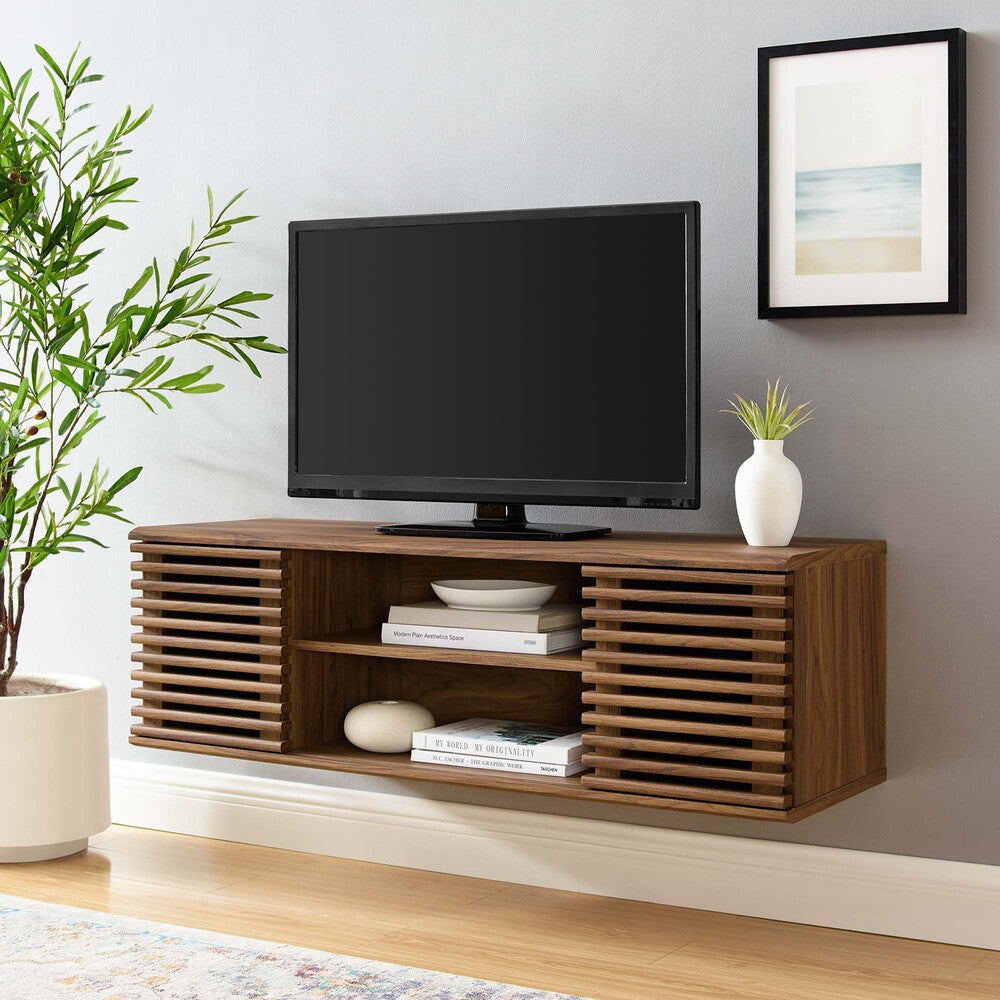 EEI-4266-WAL Render 46" Wall-Mount Media Console TV Stand by Modway
