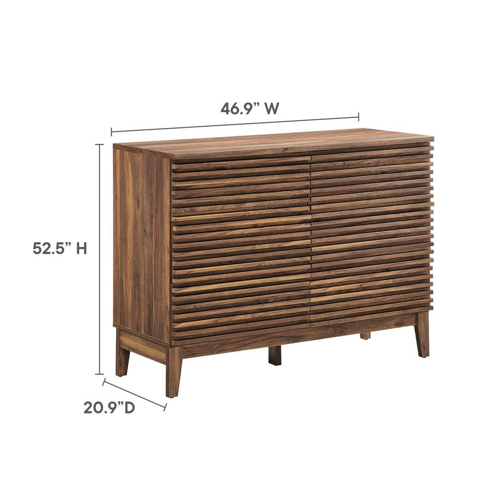 MOD-7204-WAL Render 47" 6-Drawer Dresser by Modway